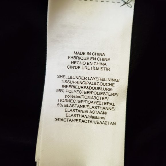 Ralph Lauren Women’s Ruffle Long Sleeves Black Dress - Picture 5 of 7